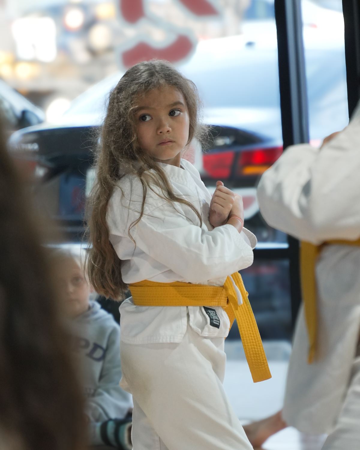 A young student in a yellow belt at Traditional TaeKwon-Do Center of South Tampa